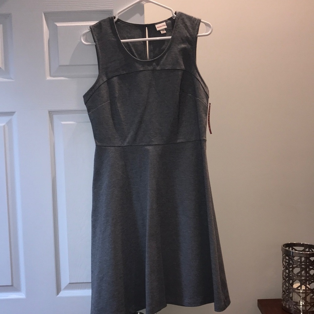 Merona gray stretch fabric dress